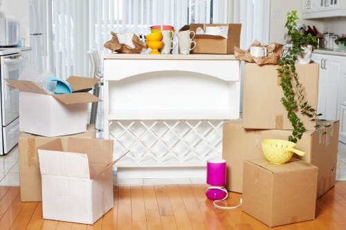 Prepared furniture removal van for a Maida Vale home move