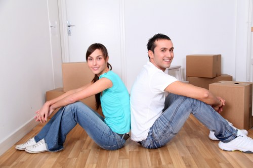 Local removals crew handling a move in Maida Vale with care