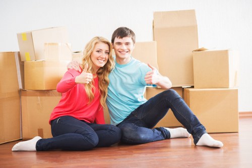 Man and van service helping with flat moves and deliveries in Maida Vale